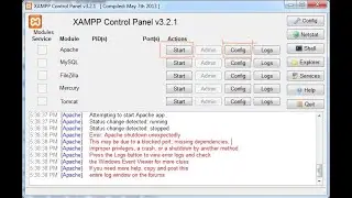 Apache is not working in Xampp Server