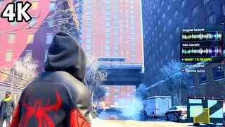 SPIDER-MAN SEARCHING SOUND SOURCE | 4K ULTRA HD | MILES MORALES