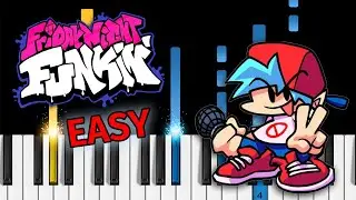 Friday Night Funkin' - Dad Battle - EASY Piano Tutorial
