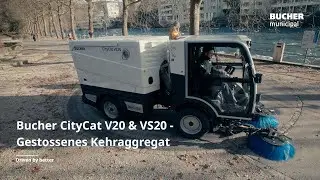 Bucher CityCat V20 & VS20 - Gestossenes Kehraggregat