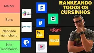 TIER LIST DOS CURSINHOS PARA O ENEM - QUAL É O MELHOR??