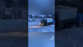 Суровая работа на севере.Дороги севера.