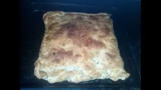 пирог с картофелем и фаршем