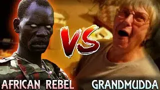 Grandma Watches Herself Get Pranked by African Rebel!