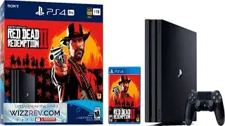 New Sony PlayStation 4 Pro 1TB Red Dead Redemption 2 Console Bundle