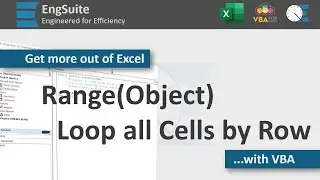 Loop Through Each Cell in a Range by Row - Excel VBA