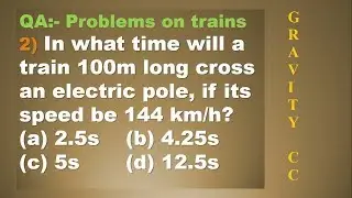 In what time will a train 100m long cross an elecric pole, if its speed be 144km/h?