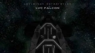 The LVC Falcon, a light scout ship (Space Engineers)