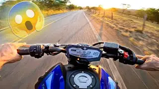 PRIMEIRO ROLE COM A MT07 NO DIRETÃO