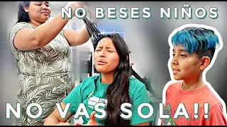 Le PINTO el CABELLO a ABBY 😳| Quiere ir a UNA FIESTA de NOCHE SOLA 😐🙅‍♀️!!!