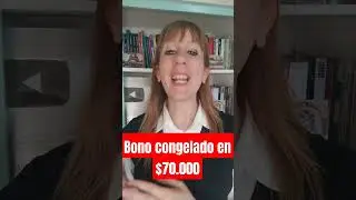 Jubilados: Bono Congelado en $70.000