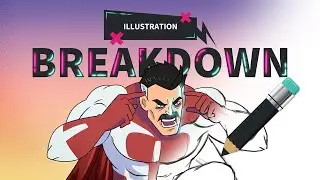 Drawing OMNI-MAN from INVINCIBLE | Illustrator Time-Lapse