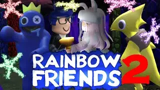 РАДУЖНЫЕ ДРУЗЬЯ 2?! И МНЕЯ СЪЕЛ ФИОЛЕТОВЫЙ?! Roblox, rainbow friends!