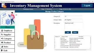 6. Creating Category Page in Inventory Management System | Python Tkinter & MySQL Tutorial