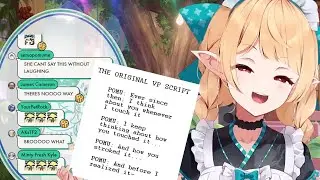 Pomu reads her voice pack script that was so embarrassing she had to change it 【NIJISANJI EN】