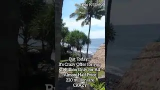 Tanah Beach Front Bonus Villa di Bali