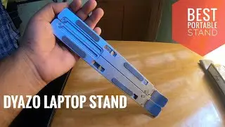 Dyazo Portable Laptop stand  with good Built quality and sturdiness for desk use | Home office setup