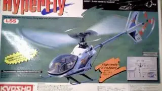 The Kyosho HYPERFLY was the 1st Production RC helicopter with No Tail Rotor! NOTAR