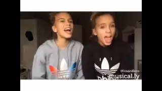 Twins-Lisa and Lena-My girl-Musical.ly