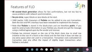 SkyPiCast - FLO Blockchain Sessions and Hands On App Development : Session - 5