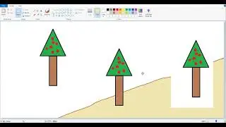 How to copy paste any object in MS Paint using Free Form Selection  [ Method 2 ] 