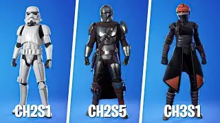 All Fortnite Star Wars Series Skins (Evolution of Star Wars Skins)