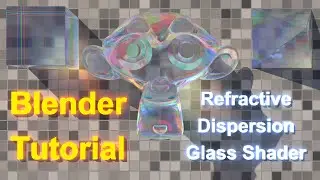 Refractive Dispersion Crystal Material: Blender Tutorial