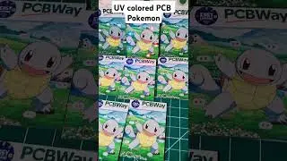 UV colored PCB Pokemon Squirtle #shorts