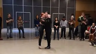 Clase Magistral de Tango en Ezeiza - Alejandro Beron y Kelly Lettieri