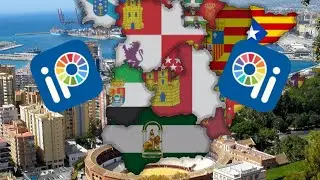 Spain flagmap speedart