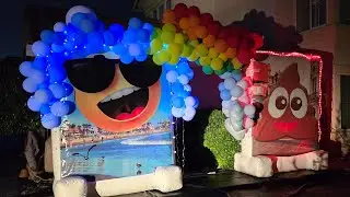 Superior Photobooth backdrop display - closer look