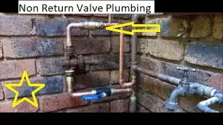 Non Return Valve Plumbing