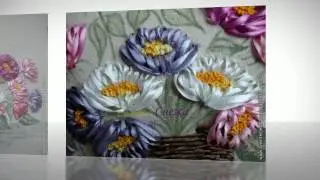 Вышивка лентами. Как вышивать астры