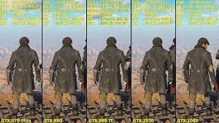 GTX 1080 Vs GTX 1070 Vs GTX 980 TI Vs GTX 980 Vs GTX 970 Assassin's Creed Syndicate FPS Comparison