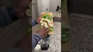 Try this refreshing healthy smoothie recipe Recipe - Kiwi- Banana - Milk