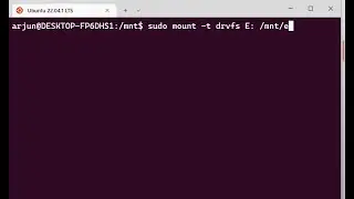 Windows 11 - Fix WSL Empty Drive Mount Issue (External Drive)