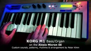 KORG M1 Organ Bass on the Alesis Micron - Custom house bass - famous preset