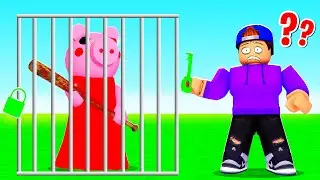 ROBLOX PIGGY MAP BUT PIGGY IS IN A CAGE! (Piggy Build Mode)