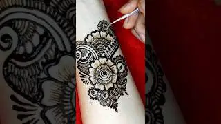 Simple arabic mehndi design  | easy mehandi #shorts #short #mehndi #trending #henna