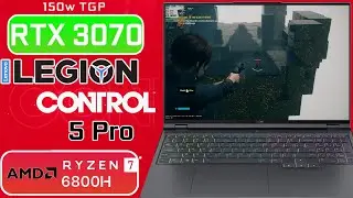 Control | Legion 5 Pro 2022 | RTX 3070 Ti  + Ryzen 6800h | RTX ON
