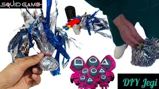 DIY Jegi Squid Game🐙 |How to make jegi form Squid Game |DIY Tutorial |Squid Game