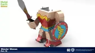 Metal Earth Legends Wonder Woman Assembly