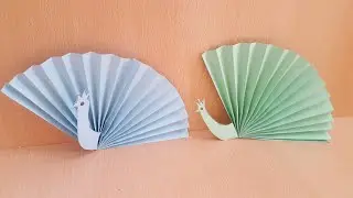 peacock | How to make an origami paper peacock | paper craft | DIY