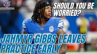Jahmyr Gibbs Leaves Practice Early With Hamstring Injury | Doctor Provides Insight