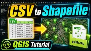How to Convert CSV with X Y Coordinates to Shapefile Points in QGIS (2026)