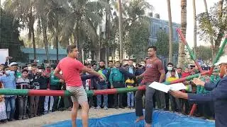 পুলিশদের বালিশ দিয়ে পিটাপিটি খেলা। RMP Police VS Rajshahi District Police.