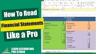 How to Read Financial Statements in 10 Minutes Like a Pro l Learn Accounting Pro Studio 