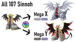 All 107 Sinnoh Mega Evolutions in Pokémon Brilliant Diamond & Shining Pearl Remakes (Fanarts)
