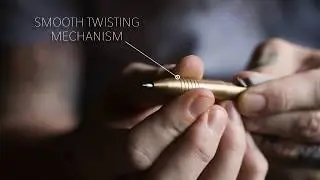 Brass & Copper Click EDC & Pocket Pro Pens (1 Min Features)