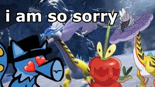 reacting to new Pokémon DLC in absolute POTATO quality (sorry)